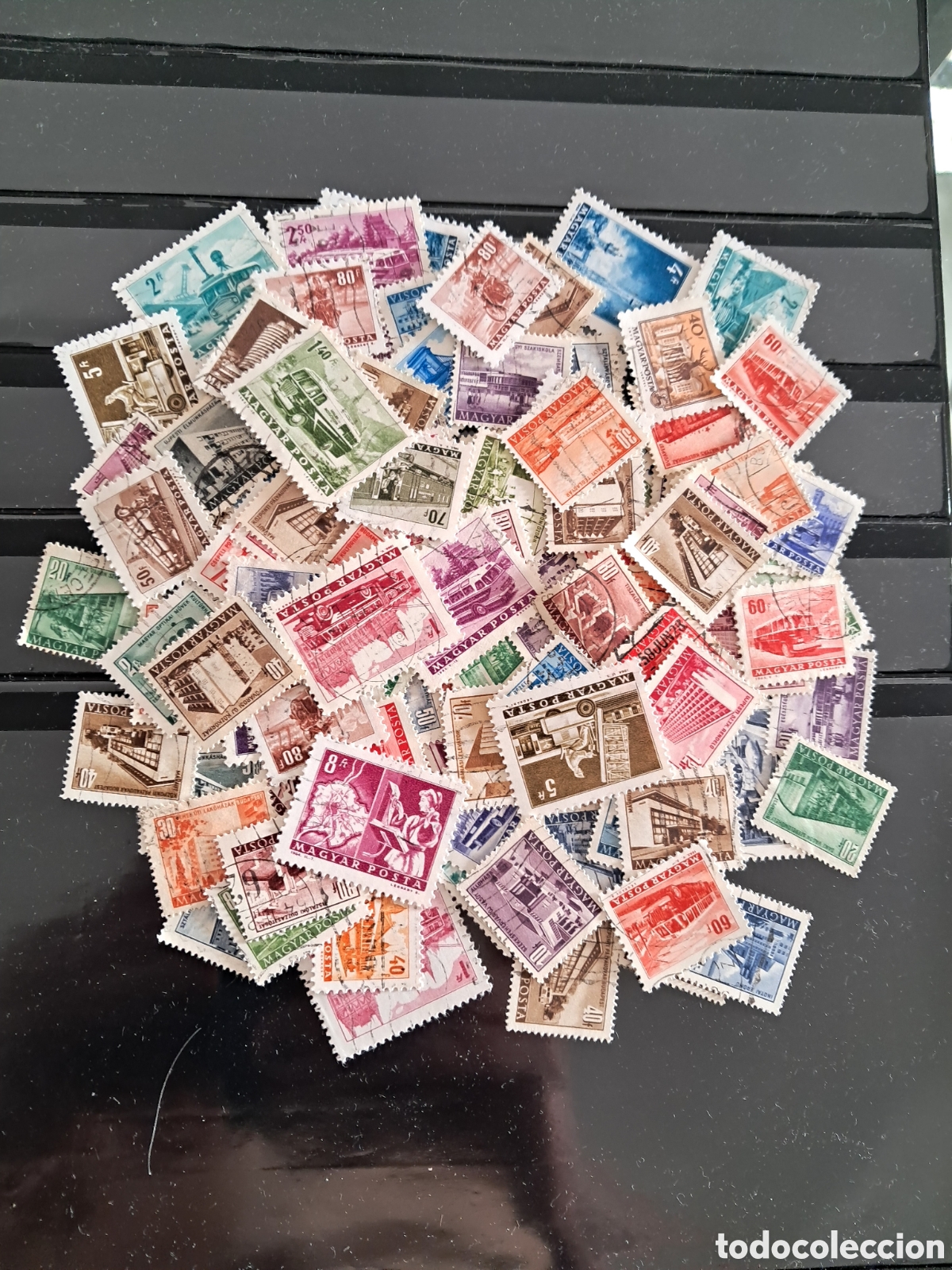 Sellos: 128 SELLOS BASICOS DE HUNGRIA - Foto 1
