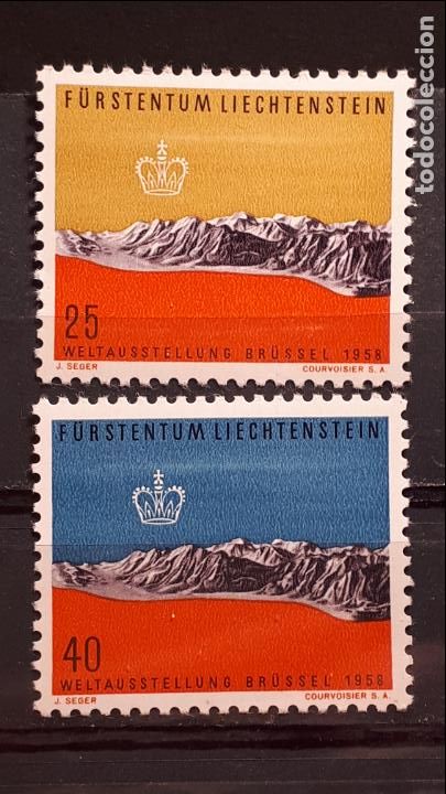 Sellos: LIECHTENSTEIN . A&Ntilde;O 1958 ** - Foto 1