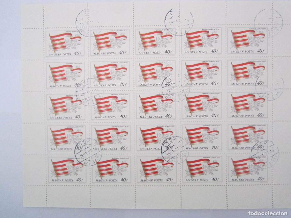 Sellos: BLOQUE DE 25 SELLOS MAGYAR POSTA 1981 - Foto 1