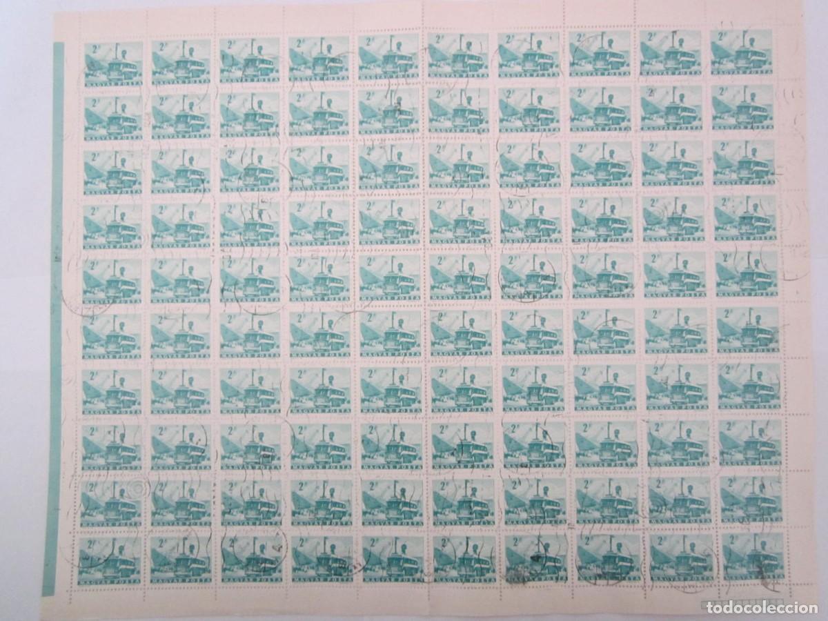 Sellos: BLOQUE DE 100 SELLOS MAGYAR POSTA 1983 - Foto 1