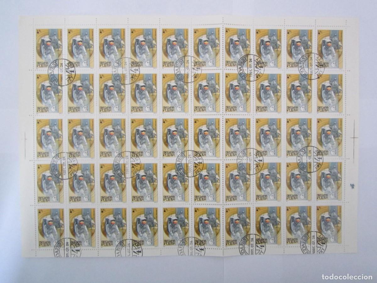 Sellos: BLOQUE DE 50 SELLOS MAGYAR POSTA 1982 - Foto 1
