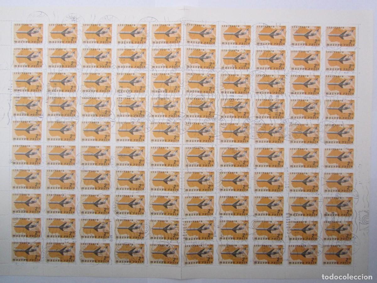Sellos: BLOQUE DE 100 SELLOS MAGYAR POSTA 1977 - Foto 1