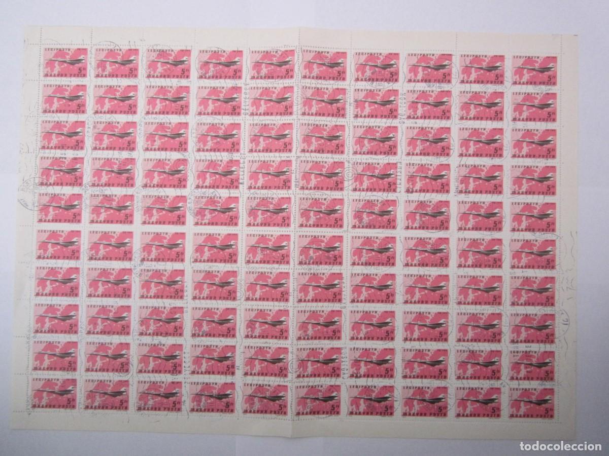 Sellos: BLOQUE DE 100 SELLOS MAGYAR POSTA 1977 - Foto 1