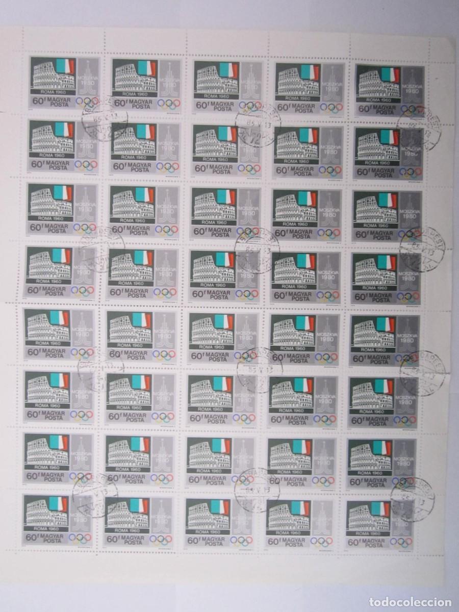 Sellos: BLOQUE DE 50 SELLOS MAGYAR POSTA 1979 - Foto 1