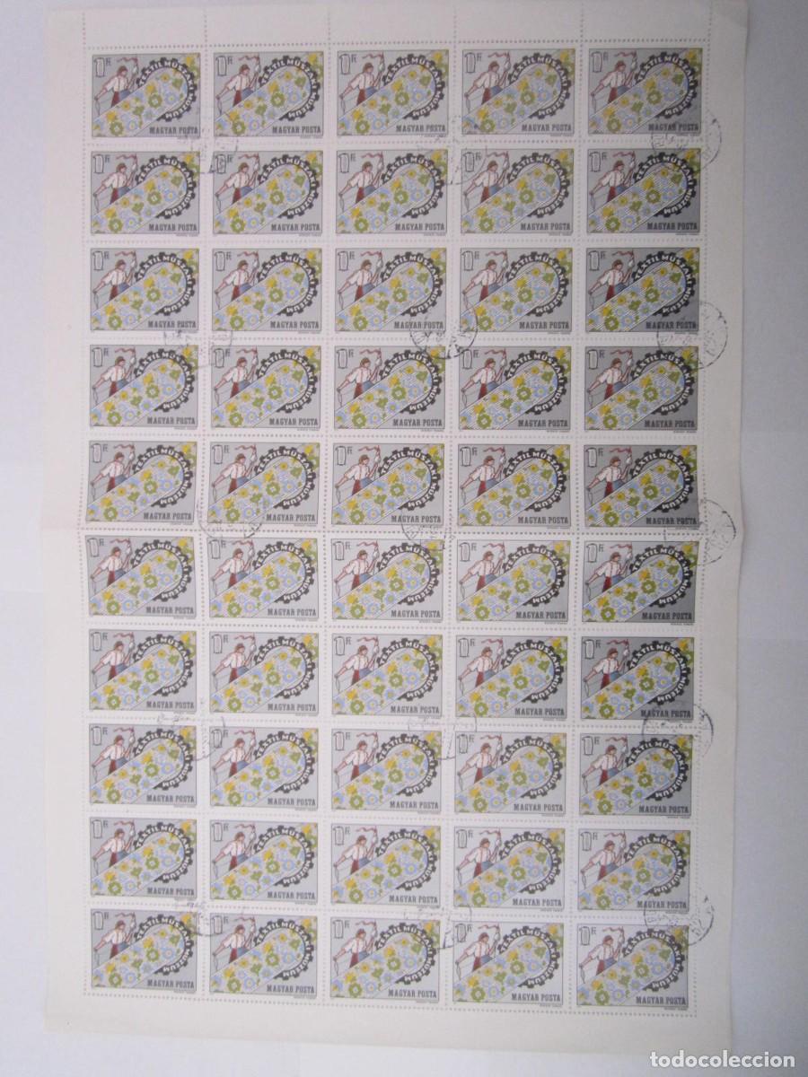 Sellos: BLOQUE DE 50 SELLOS MAGYAR POSTA 1973 - Foto 1