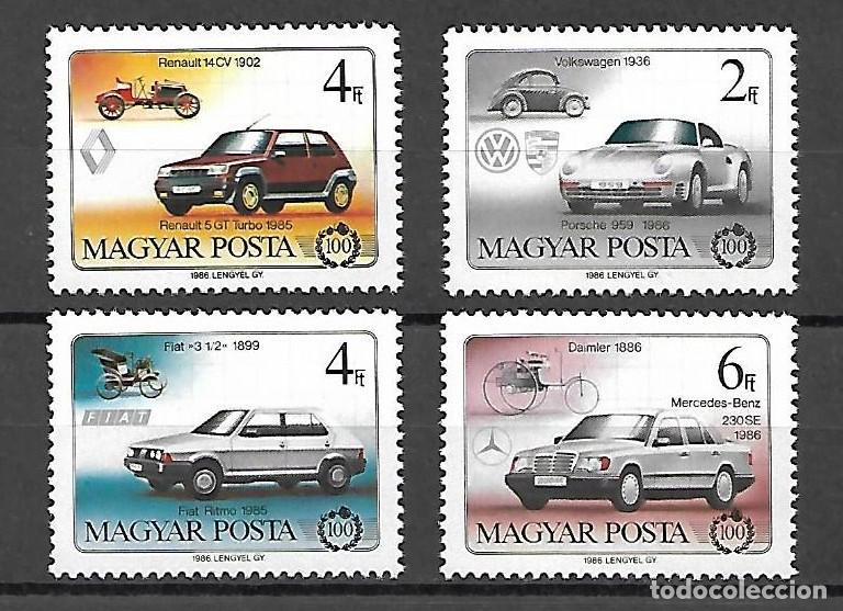 Sellos: Hungr&iacute;a - Autom&oacute;viles - Nuevo - Foto 1