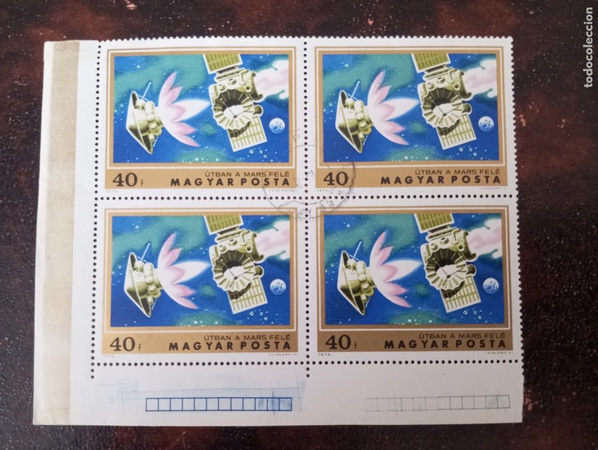 Sellos: HUNGR&Iacute;A, 1974, EXPLORACION DE MARTE, YT 2357 - Foto 1