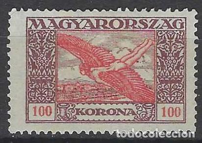 Sellos: HUNGR&Iacute;A 1924 - &Iacute;CARO, A&Eacute;REO - MSG - Foto 1