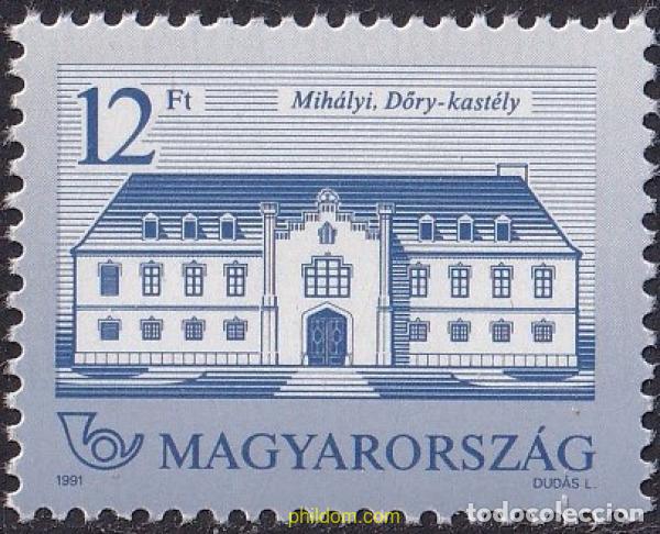 Sellos: 325479 MNH HUNGRIA 1991 EDIFICIO - Foto 1