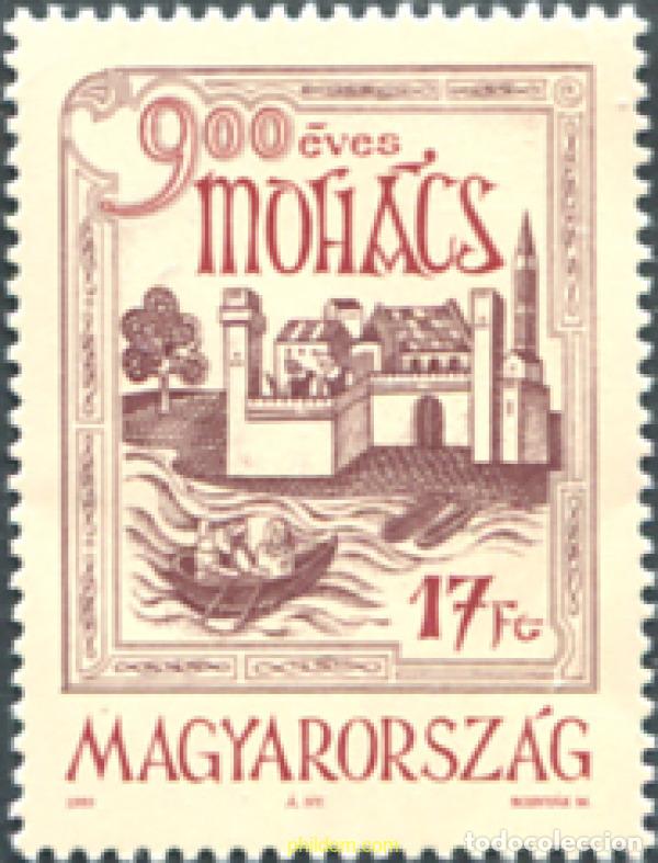 Sellos: 325502 MNH HUNGRIA 1993 MOHACS - Foto 1