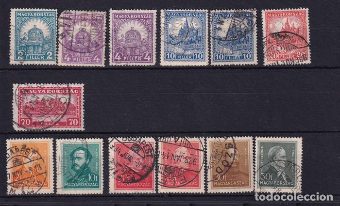 Sellos: Sellos de Hungr&iacute;a 1926 Lote1 - Foto 1