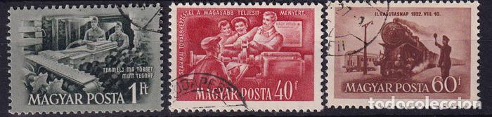 Sellos: Sellos de Hungr&iacute;a 1951, 1952 Apprentices Set2 - Foto 1