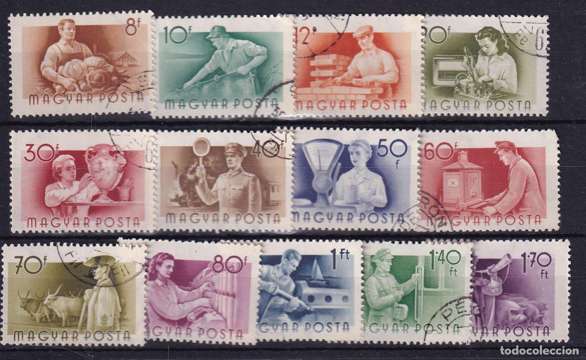 Sellos: Sellos de Hungr&iacute;a, 1955, Oficios Set1 - Foto 1