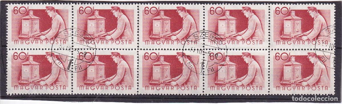 Sellos: Sellos de Hungr&iacute;a, 1955, Postman - Foto 1