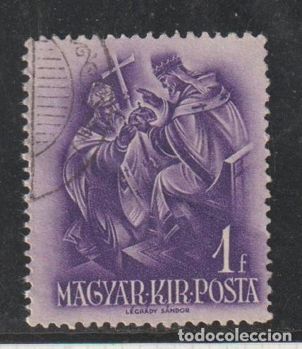 Sellos: HUNGRIA // YVERT 490 // 1938 ... USADO - Foto 1