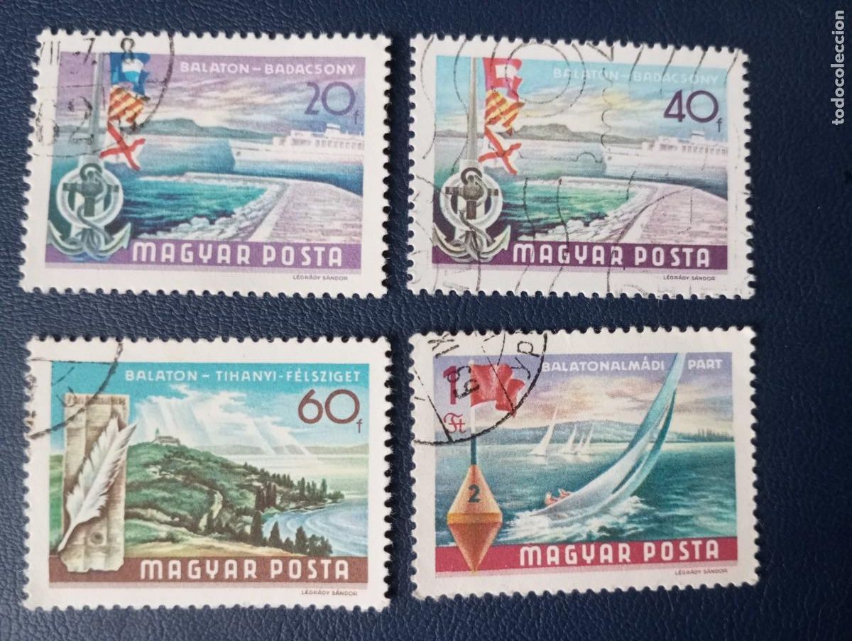 Francobolli: HUNGR&Iacute;A, 1968, VISTAS DEL LAGO BALATON