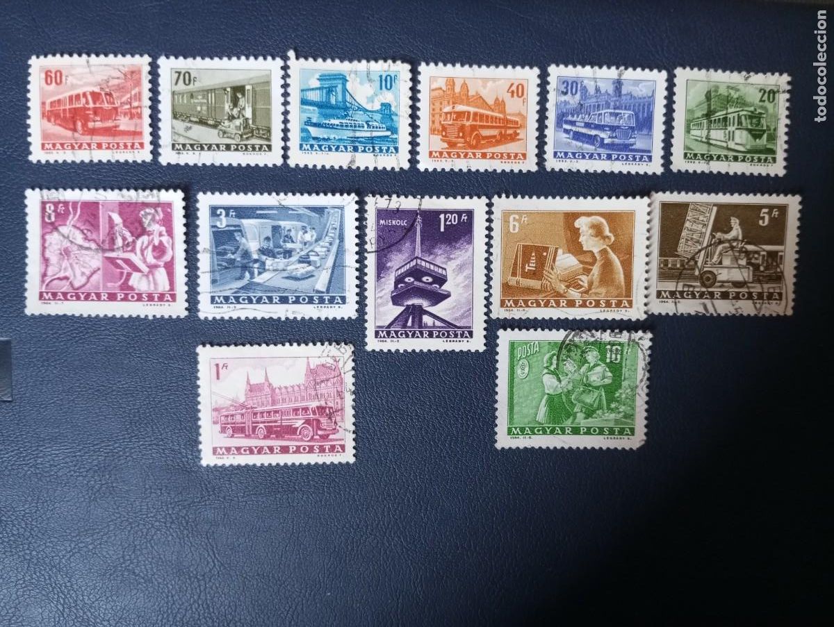 Briefmarken: HUNGR&Iacute;A, 1964/72, TRANSPORTES Y COMUNICACIONES
