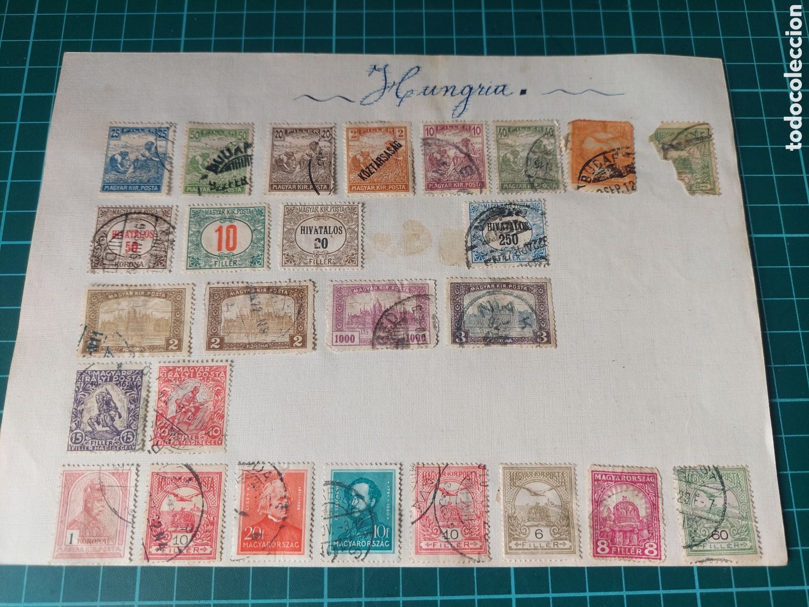 Sellos: HUNGRIA LOTE ANTIGUOS SELLOS