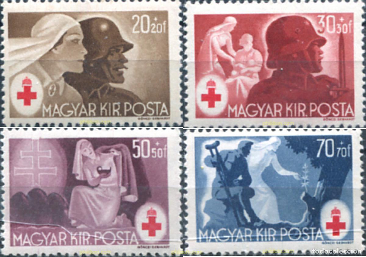 Sellos: 324283 MNH HUNGRIA 1944 CRUZ ROJA