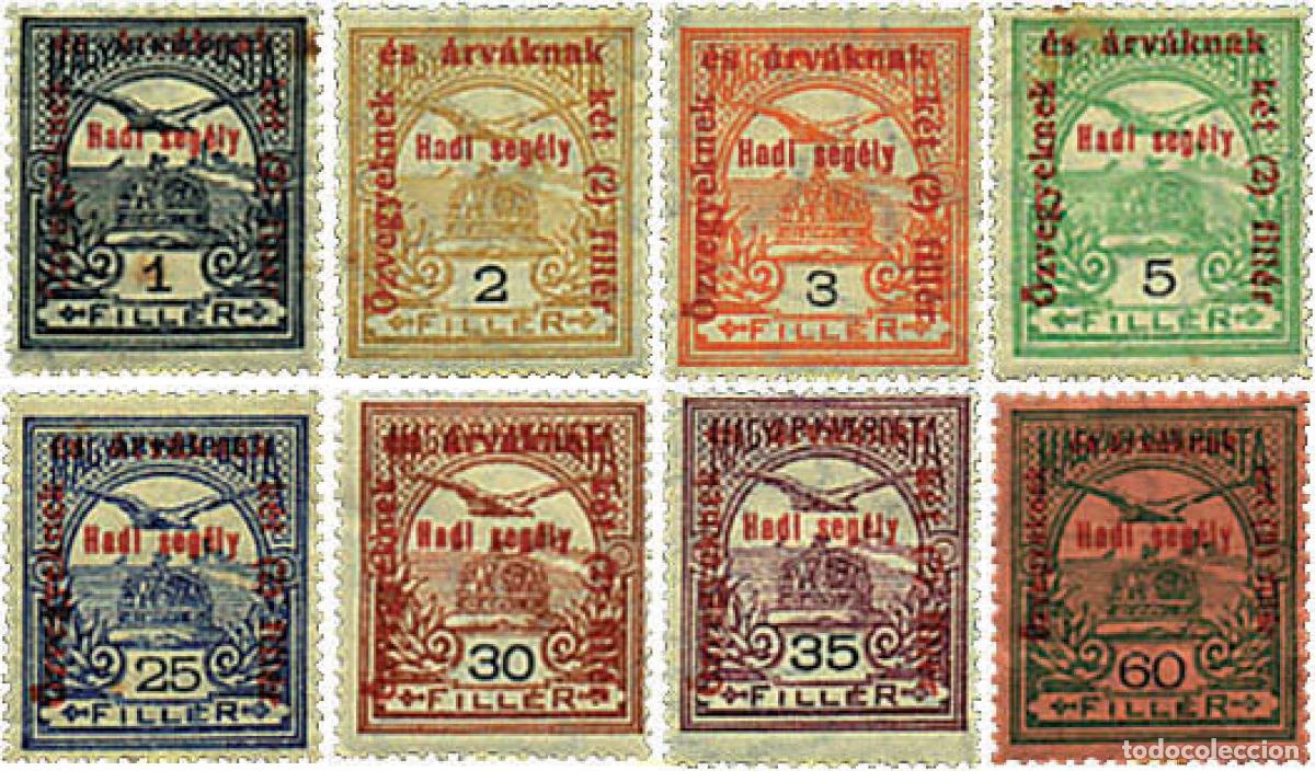 Sellos: 785786 HINGED HUNGRIA 1915 MOTIVOS VARIOS