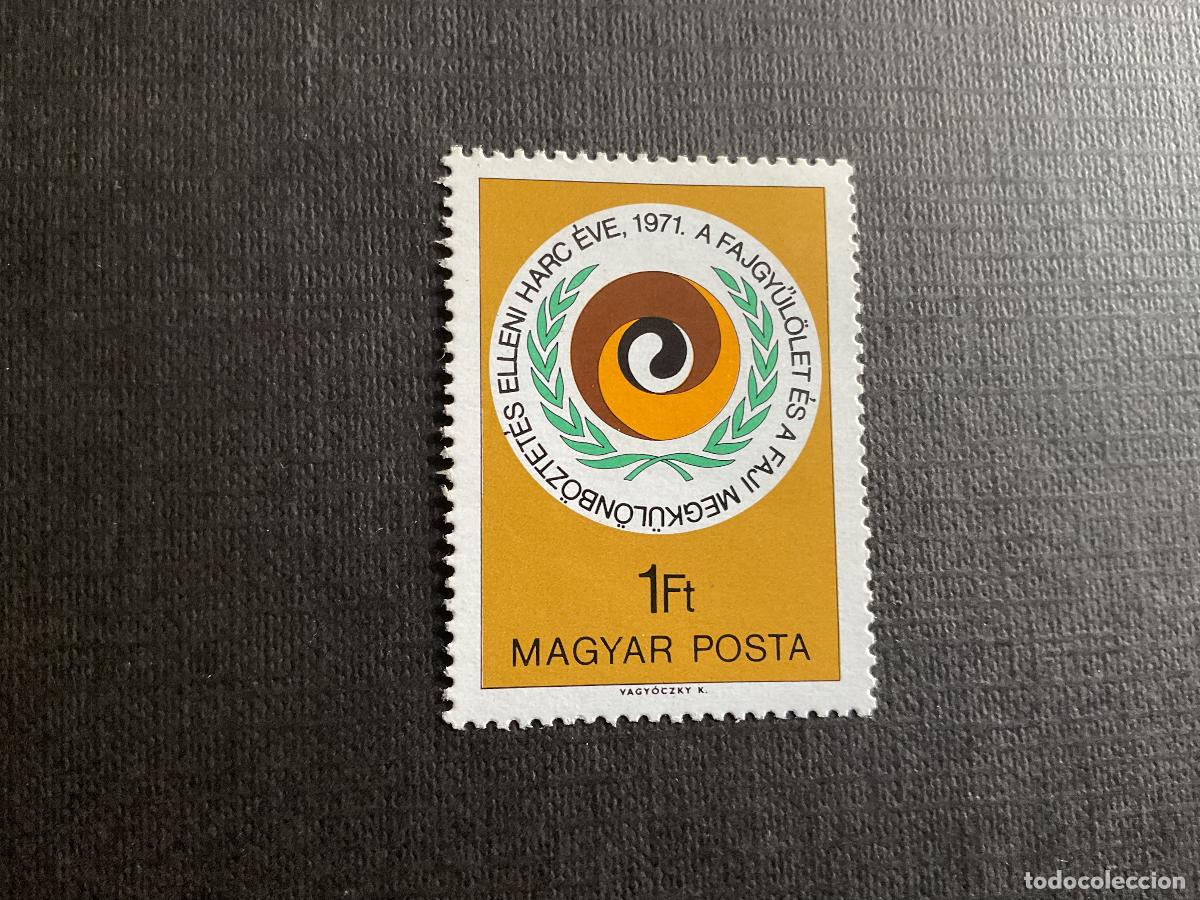 Sellos: HUNGRIA N&ordm; YVERT 2208*** A&Ntilde;O 1971 A&Ntilde;O INTERNACIONAL DE LUCHA CONTRA EL RACISMO Y DISTRIM.RACIAL