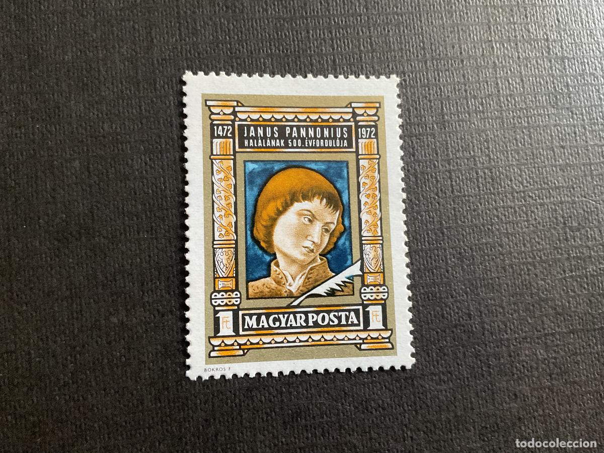 Sellos: HUNGRIA N&ordm; YVERT 2217*** A&Ntilde;O 1971 . 500 ANIVERSARIO MUERTE DE JANUS PANNONIUS. PRIMER POETA HUNGARO