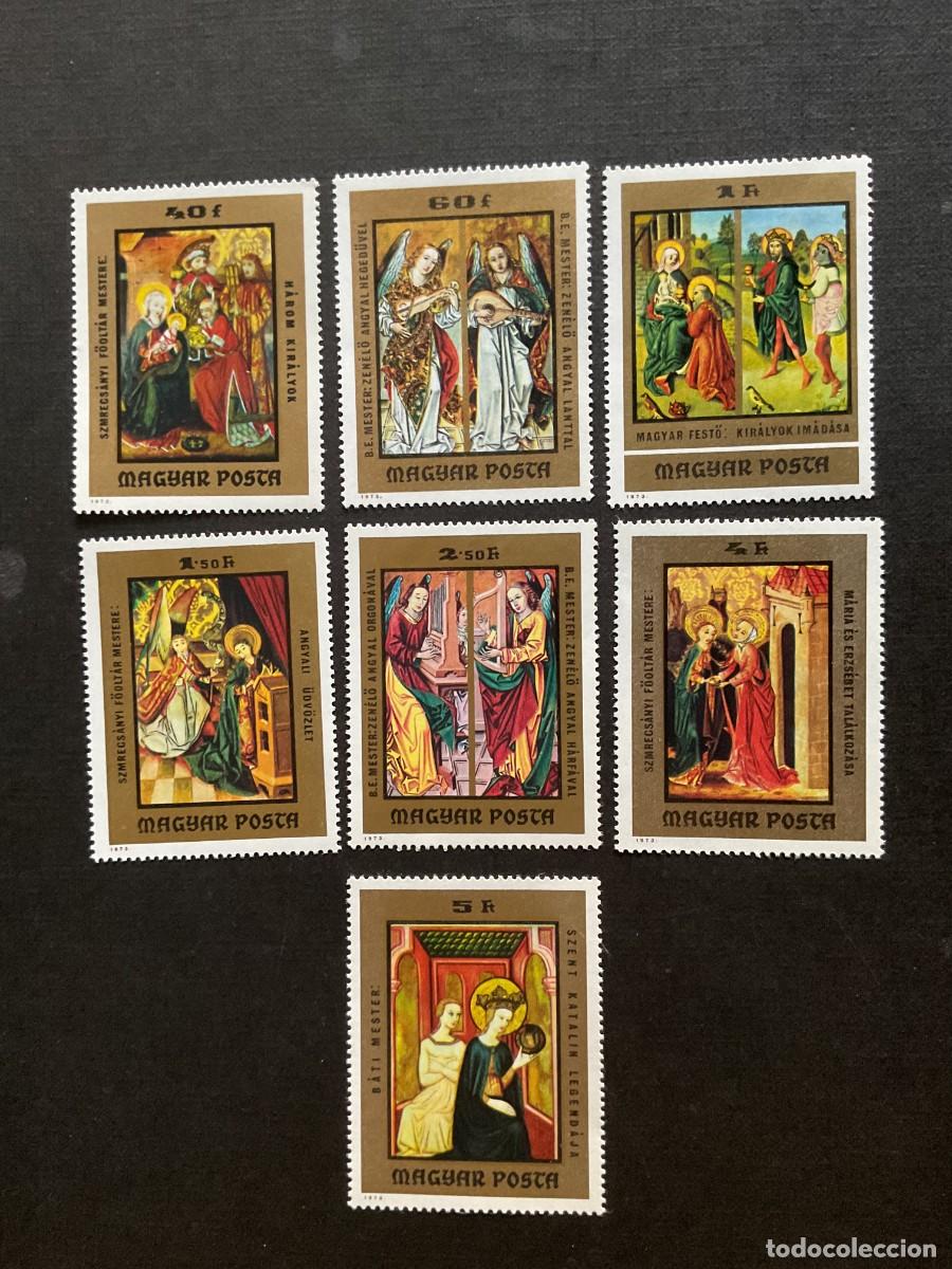 Sellos: HUNGRIA N&ordm; YVERT 2336/2*** A&Ntilde;O 1973. MILENARIO DE LA CIUDAD DE ESTERGOM. PINTURAS MUSEO CRISTIANO