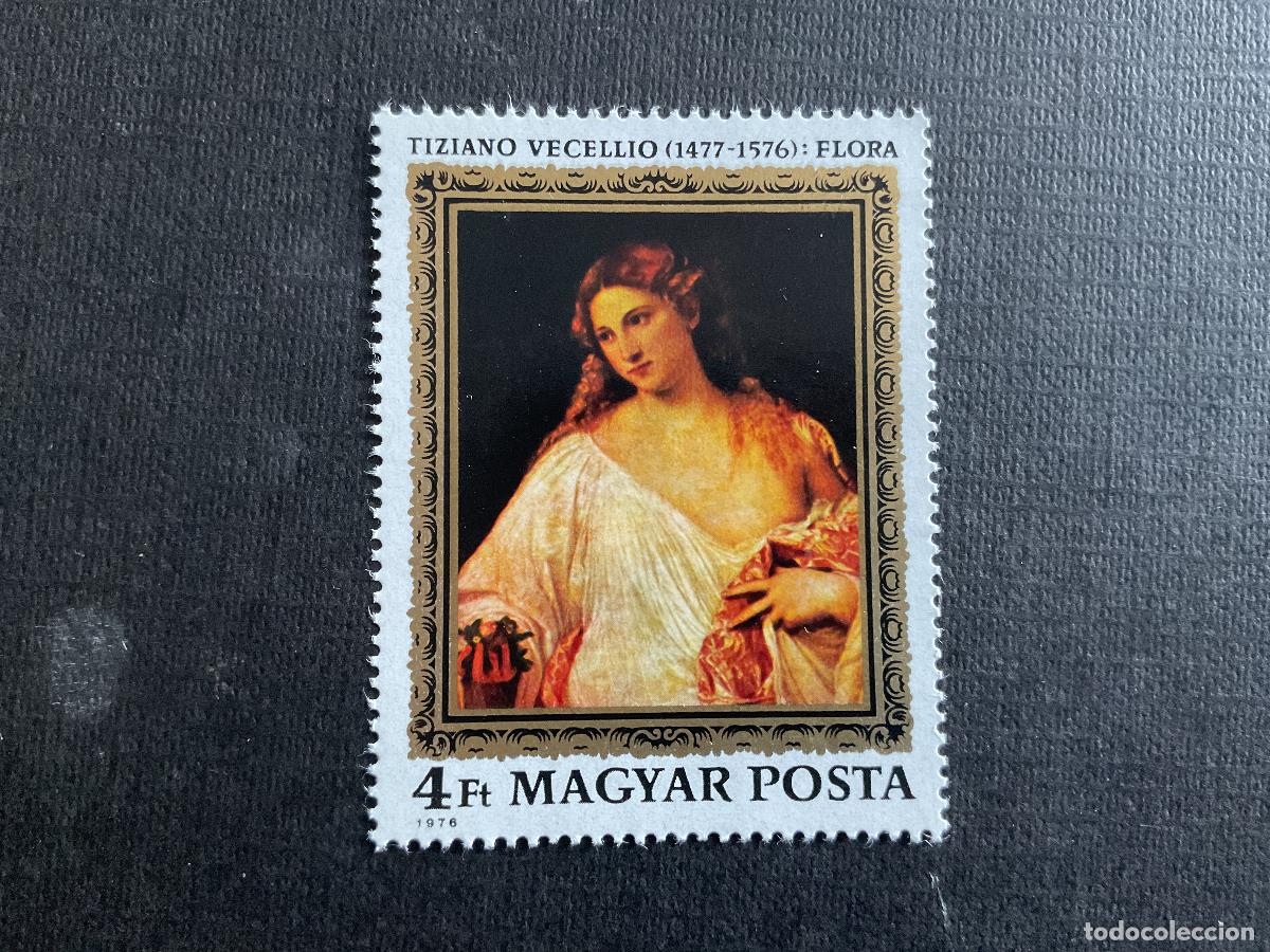 Sellos: HUNGRIA N&ordm; YVERT 2509*** A&Ntilde;O 1976. PINTURA.400 ANIVERSARIO DE LA MUERTE DE TIZIANO