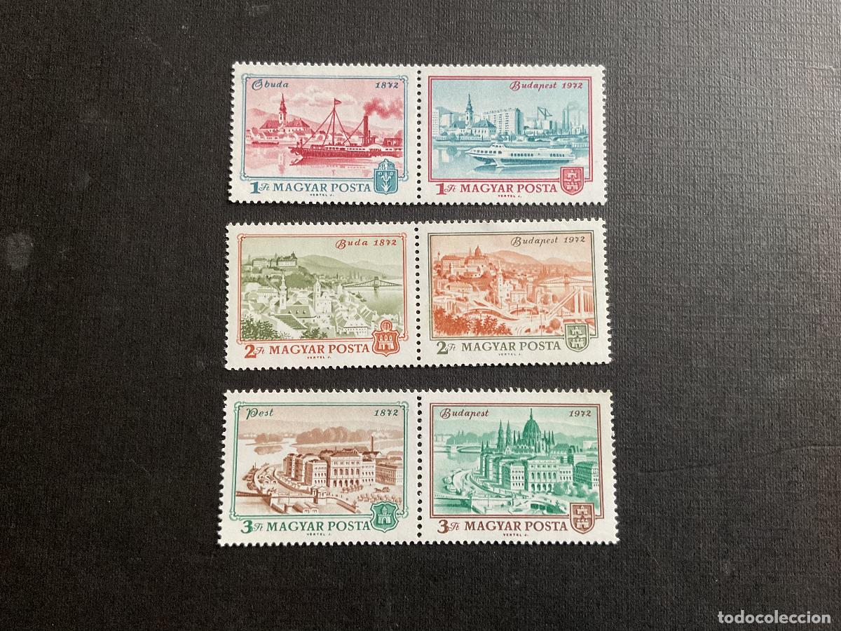 Sellos: HUNGRIA N&ordm; YVERT 2265/0*** A&Ntilde;O 1972. 100 ANIVERSARIO UNIFICACION DE CIUDADES DE PEST,BUDA Y OBUDA