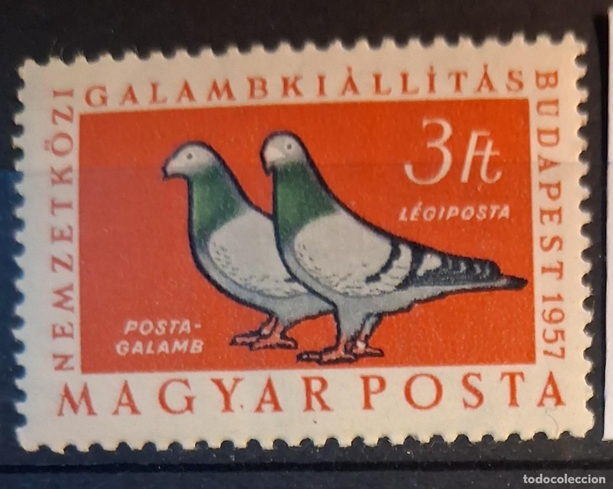 Sellos: HUNGR&Iacute;A, 1957, CAT.YT. PA. 197.