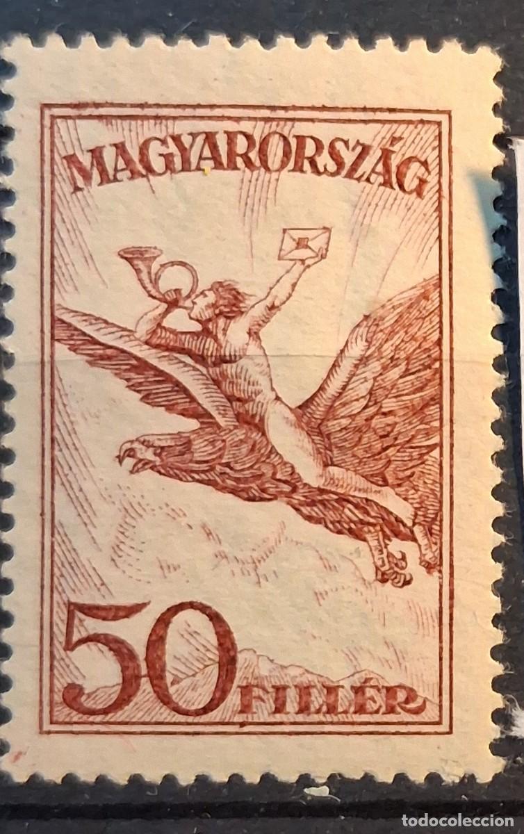 Sellos: HUNGR&Iacute;A, 1927, CAT.YT. PA.18.