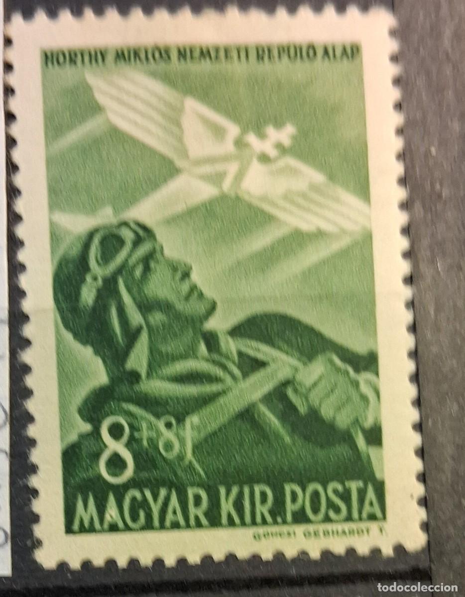 Sellos: HUNGR&Iacute;A, 1942, CAT.YT. PA.48.
