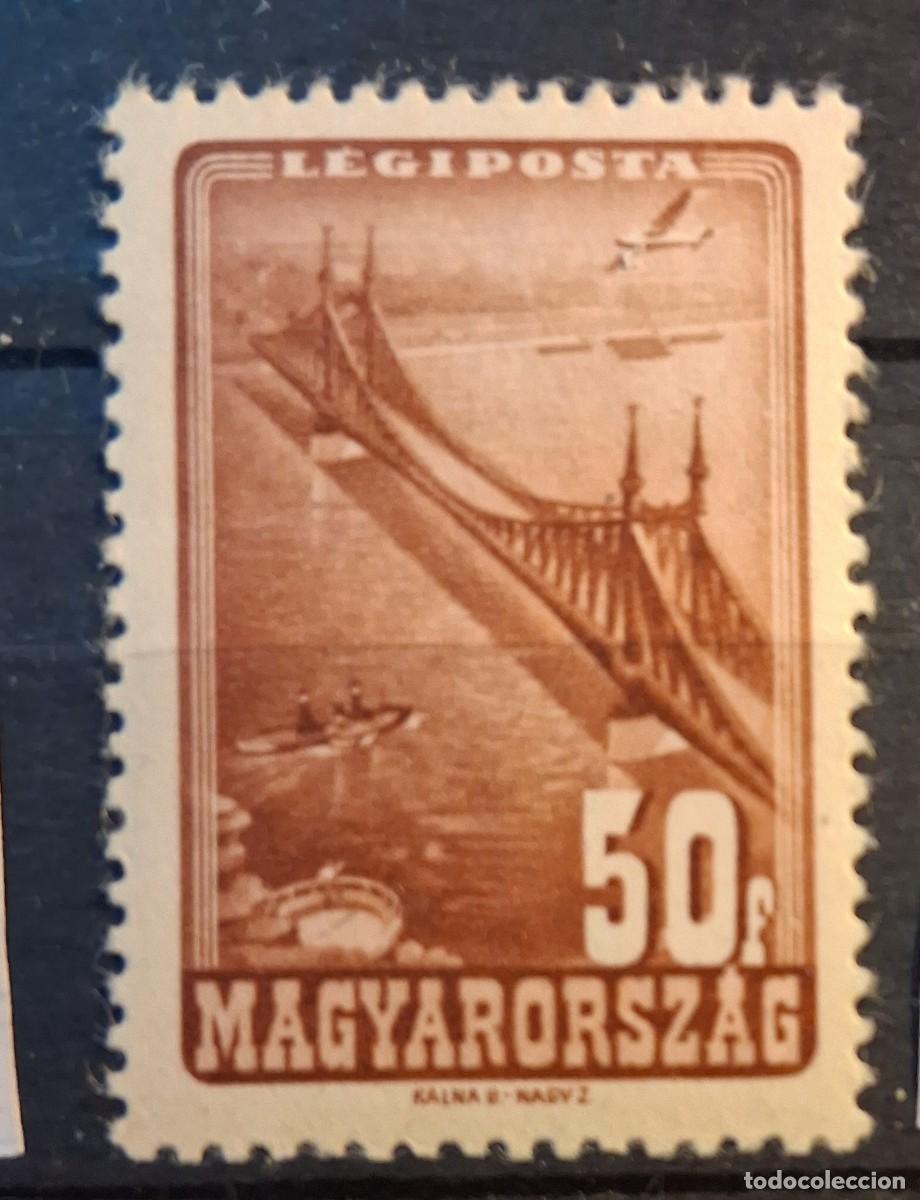 Sellos: HUNGR&Iacute;A, 1947, CAT.YT. PA.60.