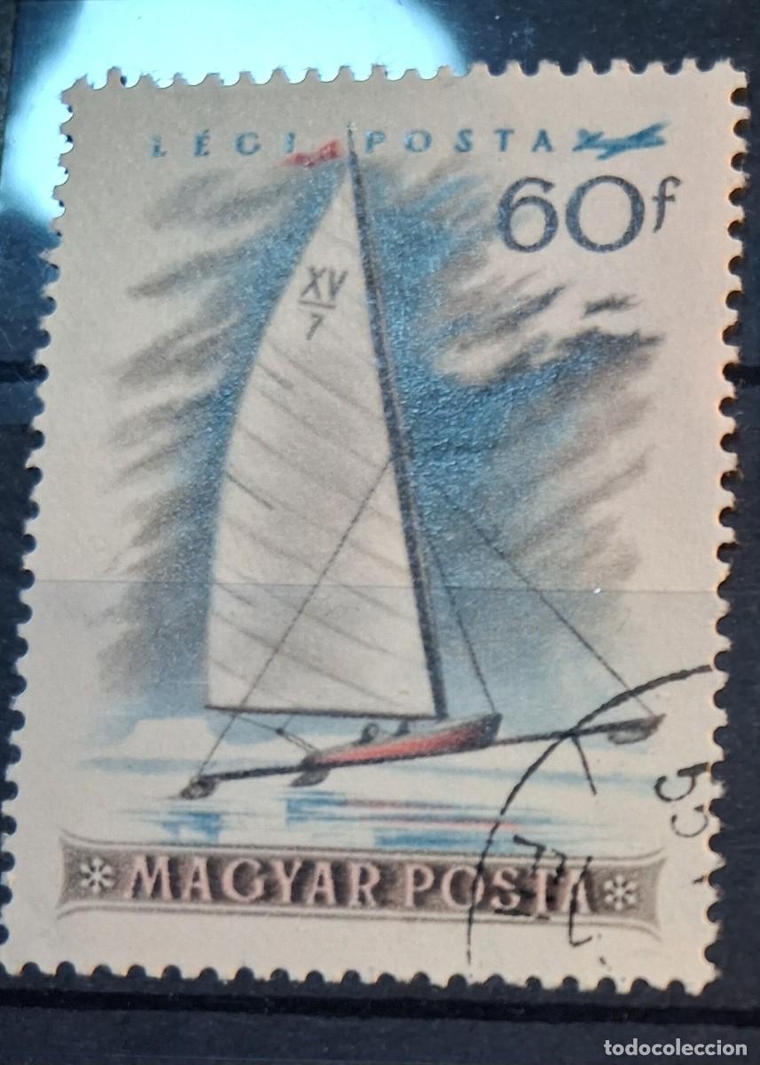 Sellos: HUNGR&Iacute;A, 1955, CAT.YT.PA. 183.