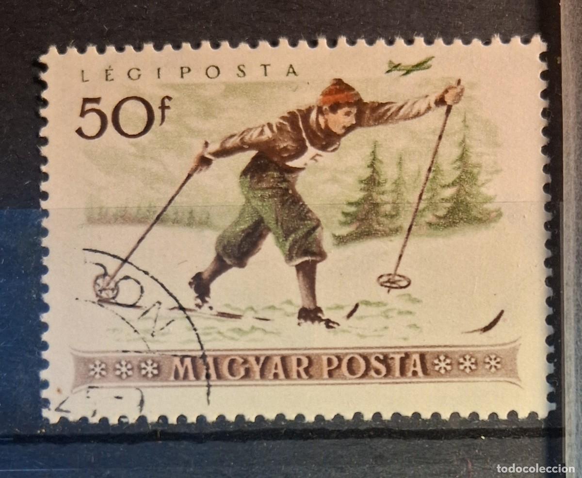 Sellos: HUNGR&Iacute;A, 1955, CAT.YT.PA. 182.