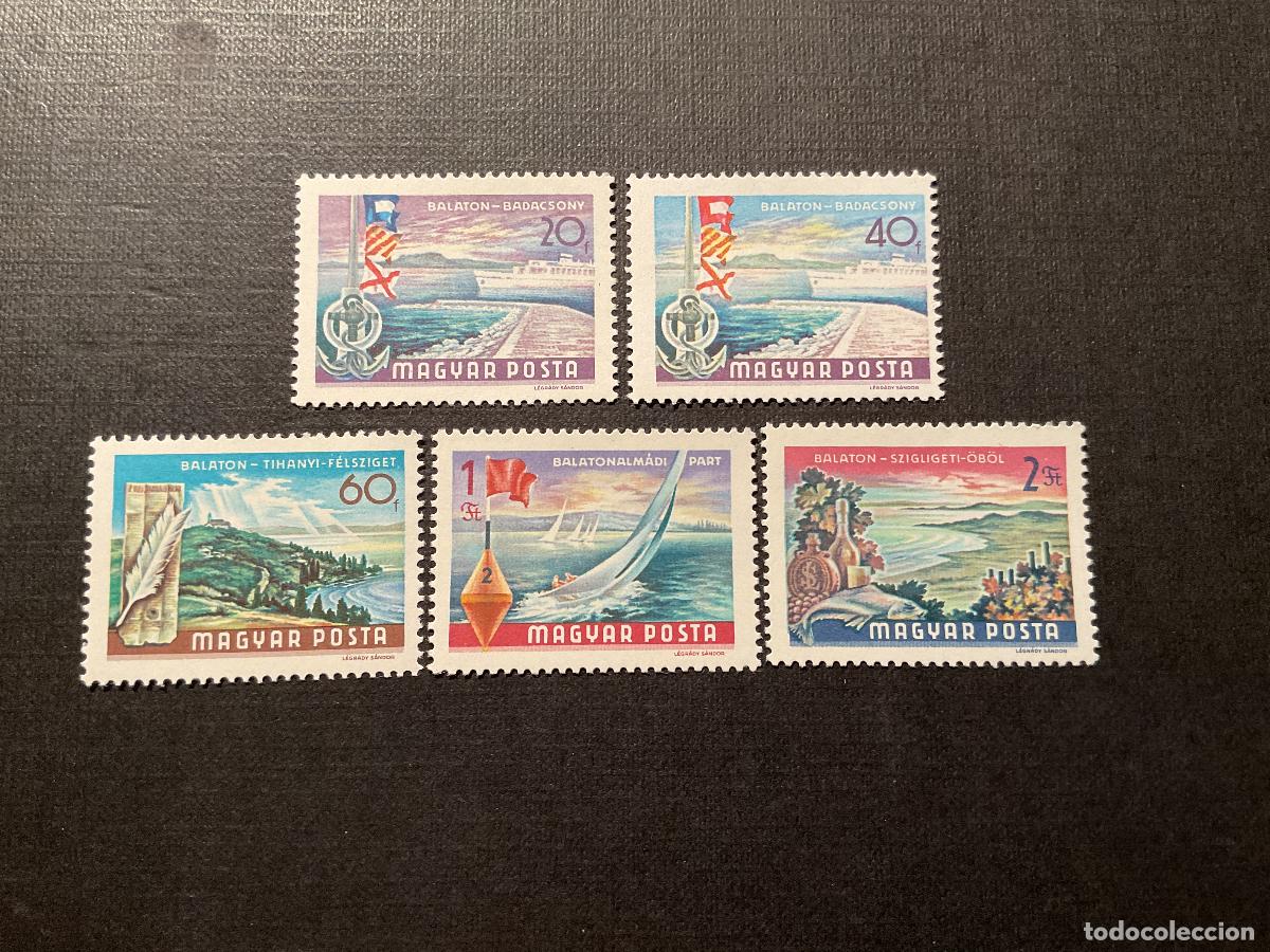 Sellos: HUNGRIA N&ordm; YVERT 1987/1*** A&Ntilde;O 1968-9. PAISAJES DEL LAGO BALATON