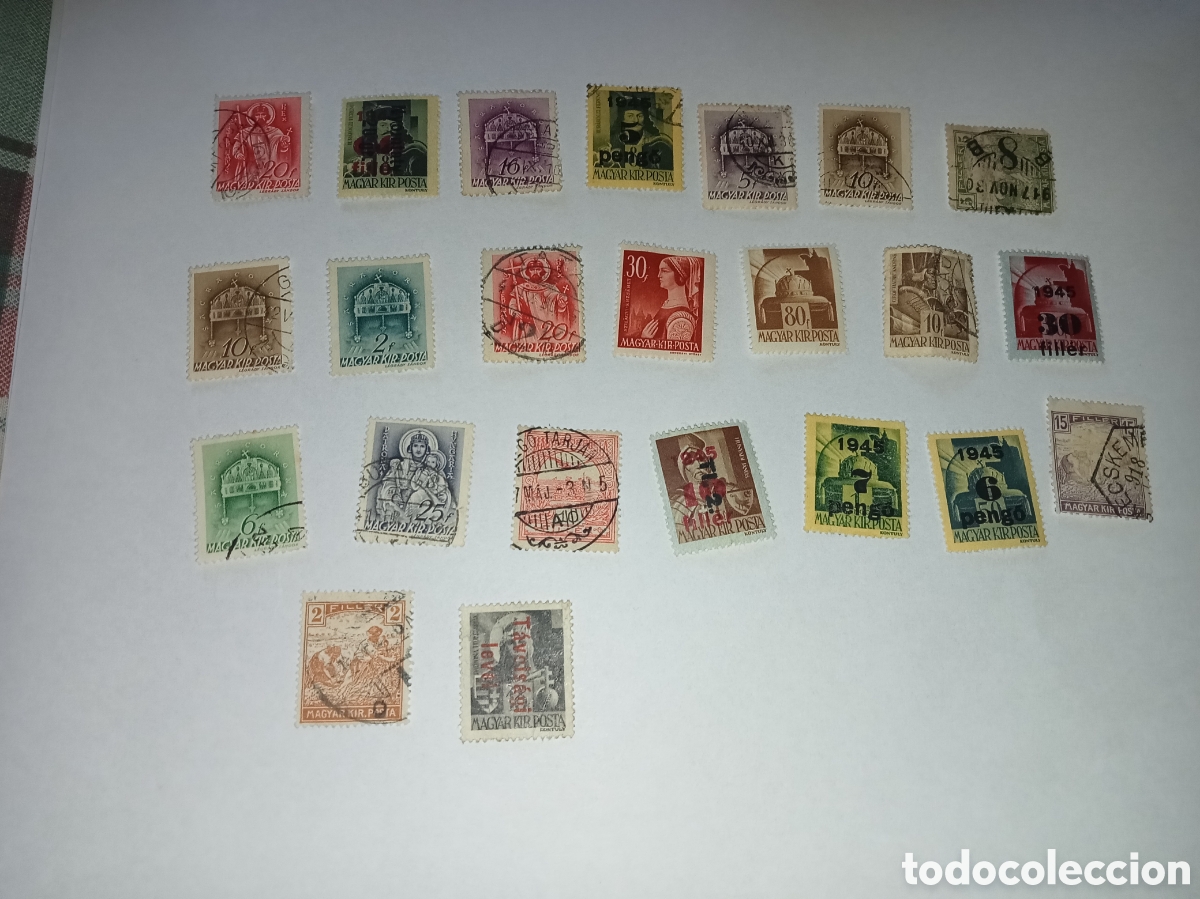 Sellos: 23 sellos Magiar Kir Posta -Hungria-