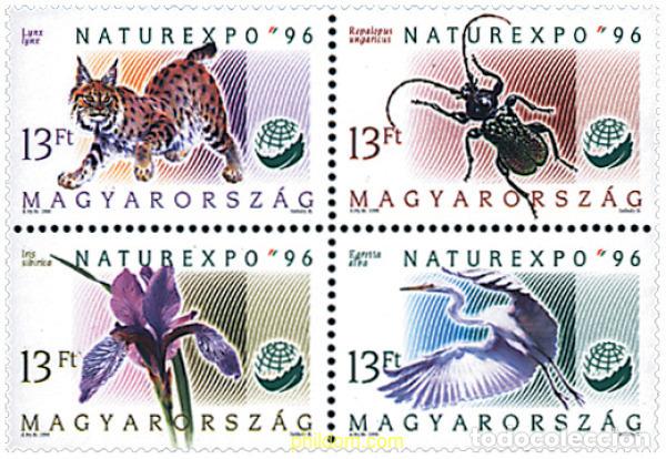 Sellos: 7004 MNH HUNGRIA 1996 NATUREXPO 96