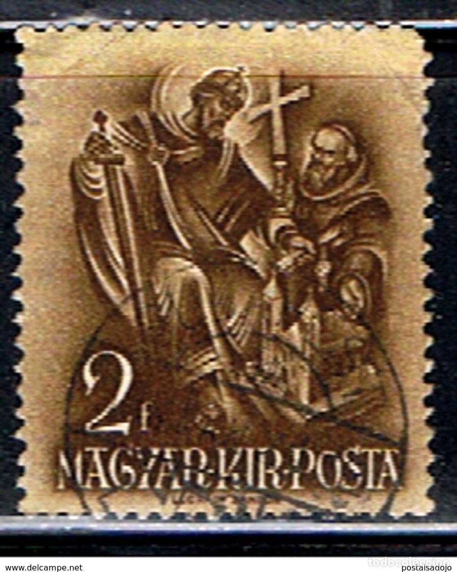 Sellos: HUNGRIA // YVERT 491 // 1938 ... USADO