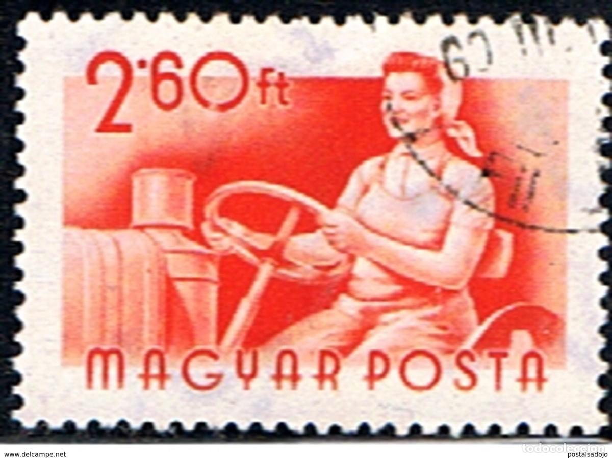 Sellos: HUNGRIA // YVERT 1173 // 1953-54 ... USADO