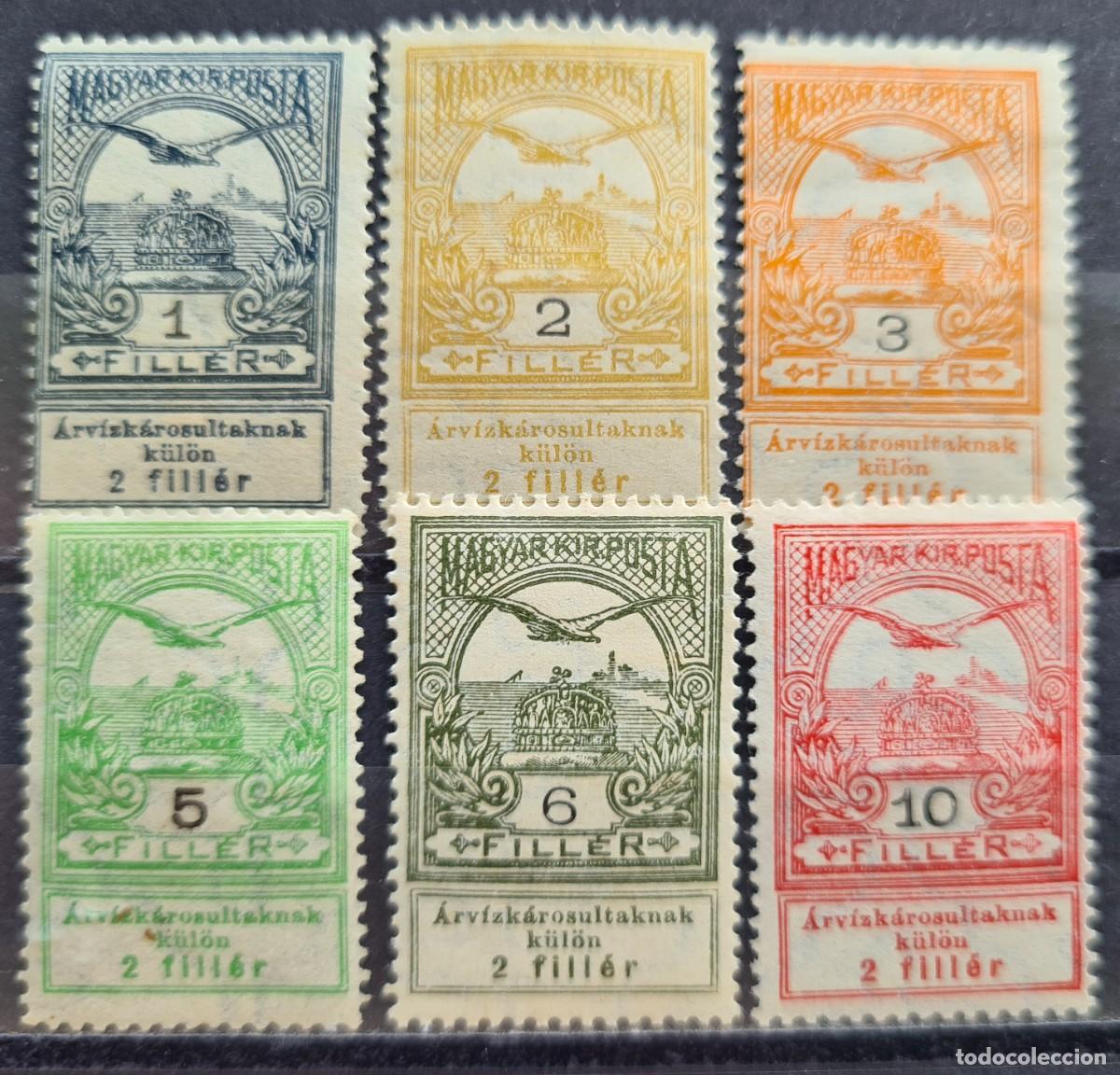 Sellos: Serie de sellos de Hungr&iacute;a 1913