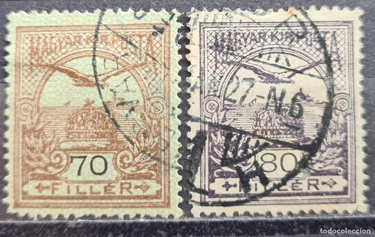 Sellos: Serie completa de sellos usados de Hungr&iacute;a 1914