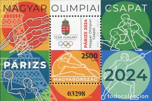 Sellos: 732902 MNH HUNGRIA 2024 33 JUEGOS OLIMPICOS DE VERANO - PARIS 2024