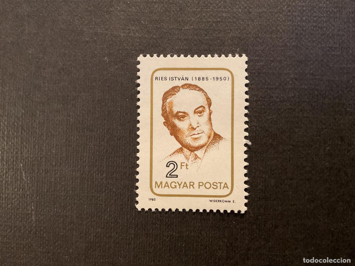 Sellos: HUNGRIA N&ordm; YVERT 3014*** A&Ntilde;O 1985. 100 ANIVERSARIO NACIMIENTO LIDER SINDICAL ISTVAN RIESH