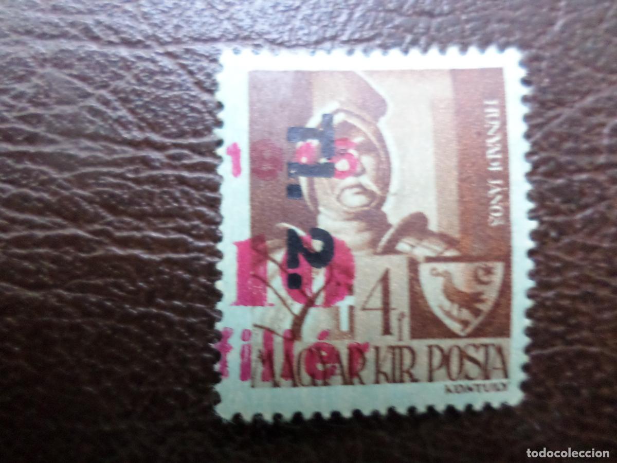 Sellos: *hungria, 1945, sello sobrecargado Yvert 677