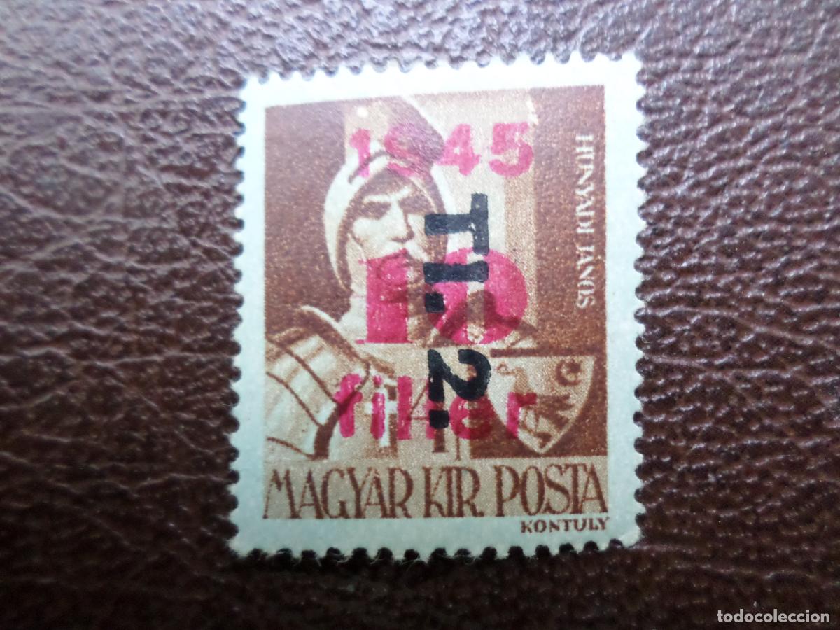Sellos: *hungria, 1945, sello sobrecargado Yvert 677