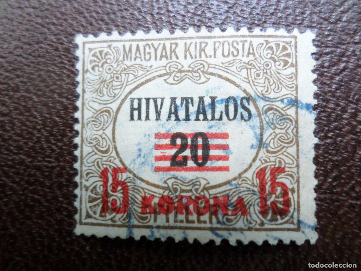 Sellos: *hungria, 1922, sello de servicio sobrecargado, Yvert 9