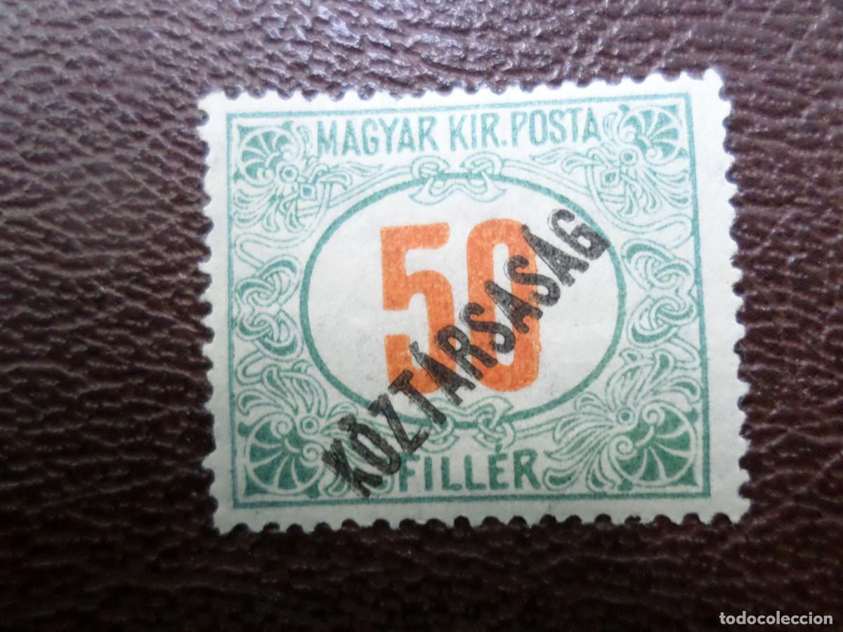 Sellos: *hungria, 1919, sello de tasa sobrecargado, Yvert 52