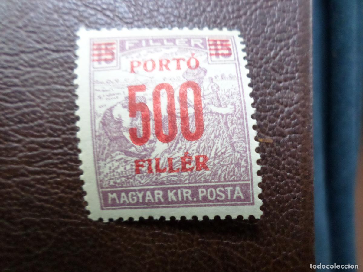 Sellos: *hungria, 1921, sello de tasa sobrecargado, Yvert 66