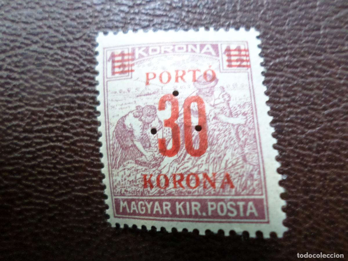 Sellos: *hungria, 1922, sello de tasa sobrecargado, Yvert 76